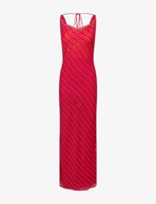 Koko Cowl-Back Woven Maxi Dress by OMNES