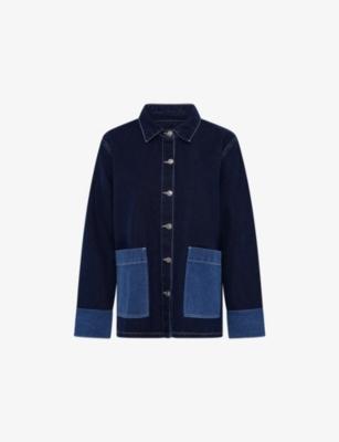 Magnus Oversized Denim Jacket by OMNES