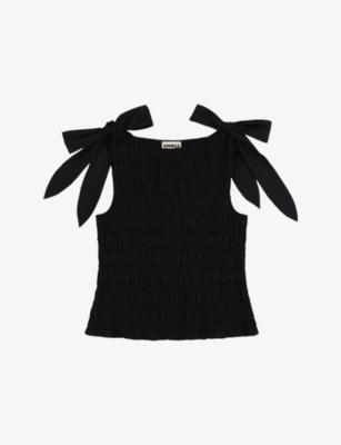 Mathilde Tie-Strap Cotton Top by OMNES