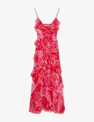 Missy Floral-Print Chiffon Maxi Dress by OMNES