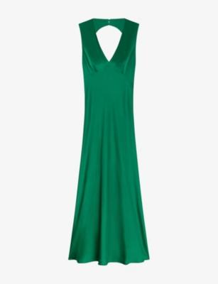 Nova Tie-Back Satin Maxi Dress by OMNES