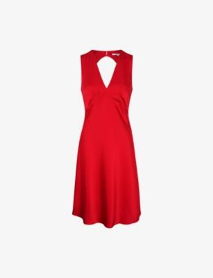 Nova Tie-Back Satin Mini Dress by OMNES