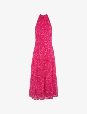 Romeo Floral-Print Chiffon Maxi Dress by OMNES