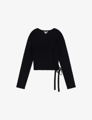Soleil Knitted Wrap Top by OMNES