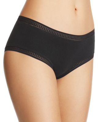 Cabana Cotton Blend Stretch Boyshort by ON GOSSAMER