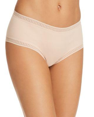 Cabana Cotton Blend Stretch Boyshort by ON GOSSAMER