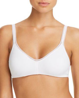 Cabana Cotton Blend Stretch Bralette by ON GOSSAMER