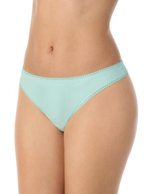 Cabana Cotton Blend Stretch Hip G-String by ON GOSSAMER