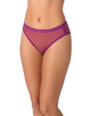 Mesh High-Cut Briefs by ON GOSSAMER