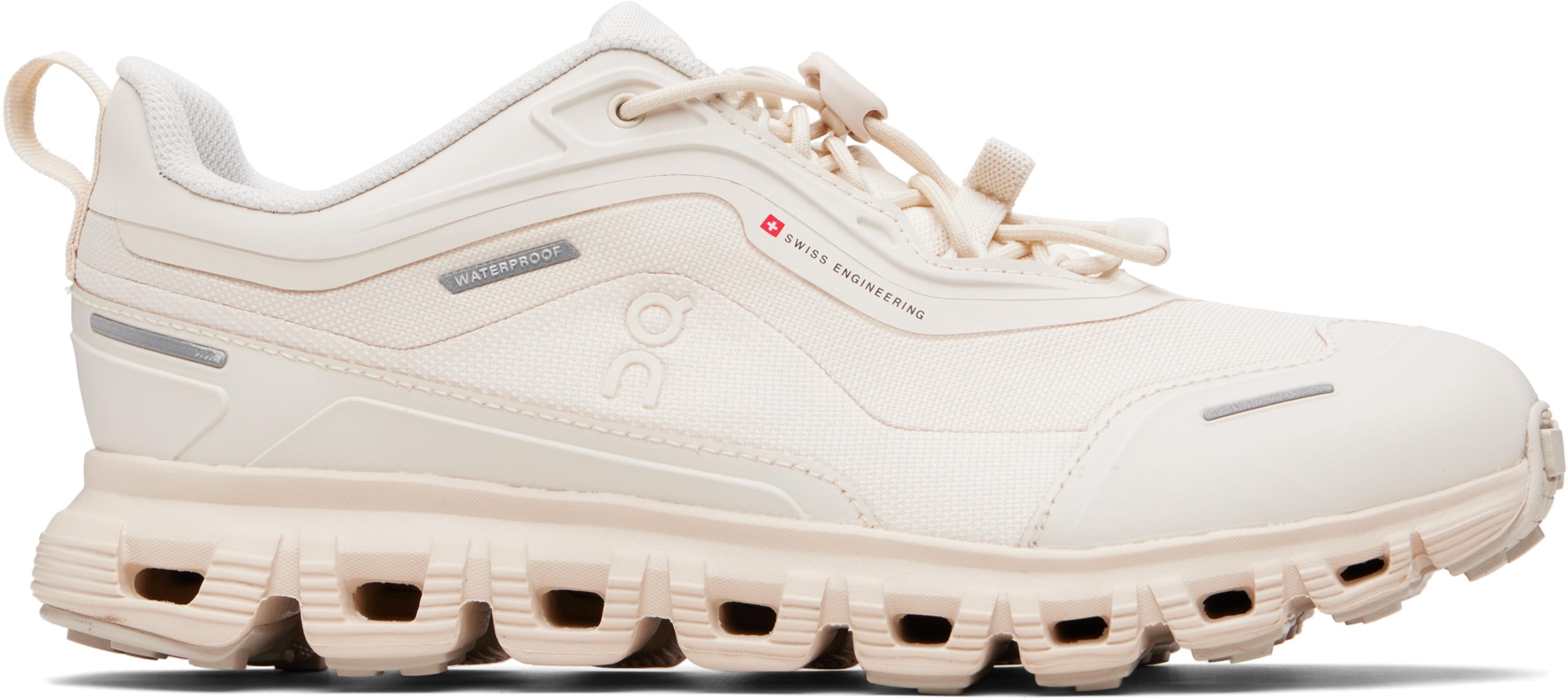 Beige Cloud 6 Geo Waterproof Sneakers by ON RUNNING