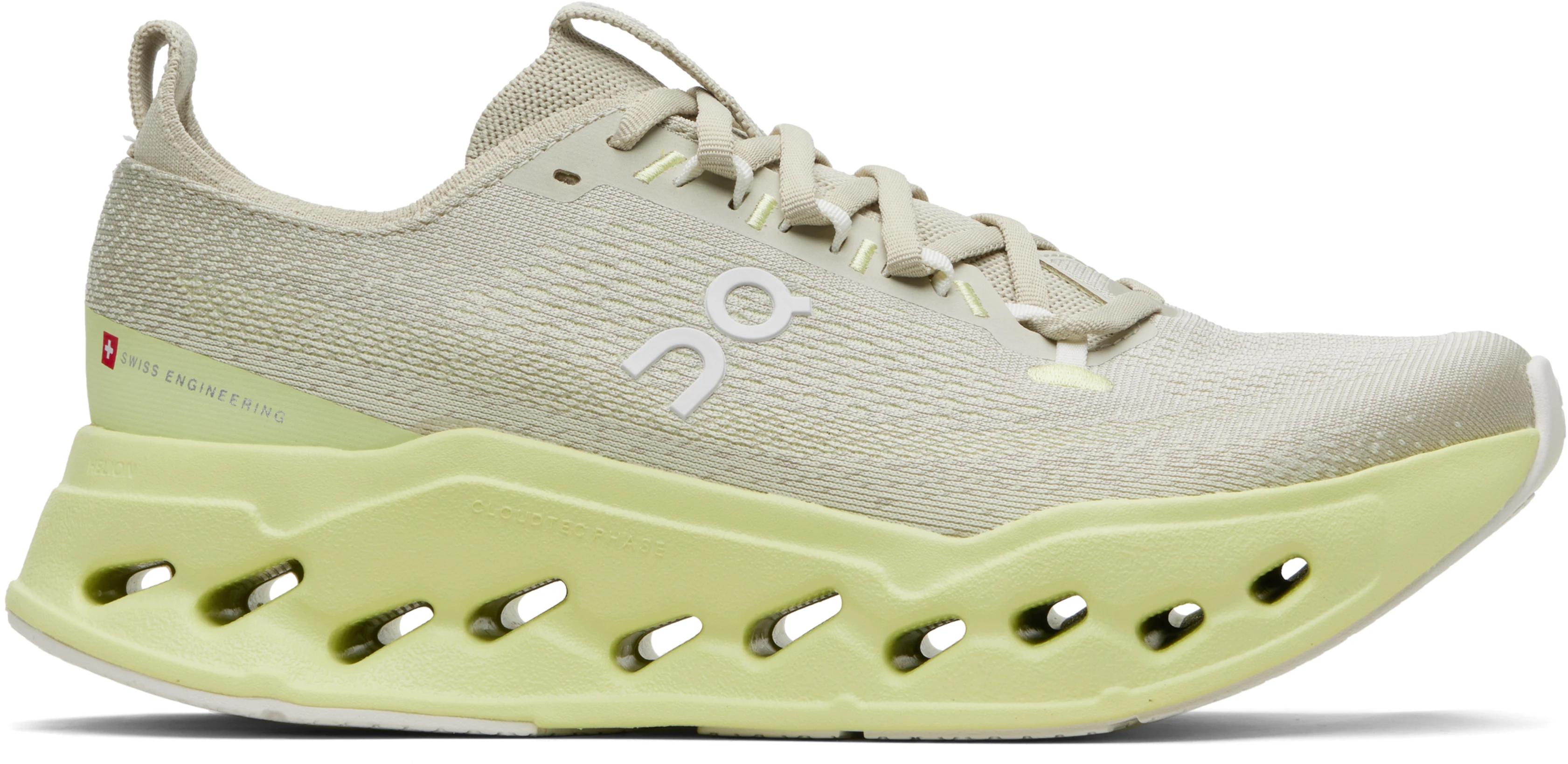 Beige Cloudsurfer Max Sneakers by ON RUNNING