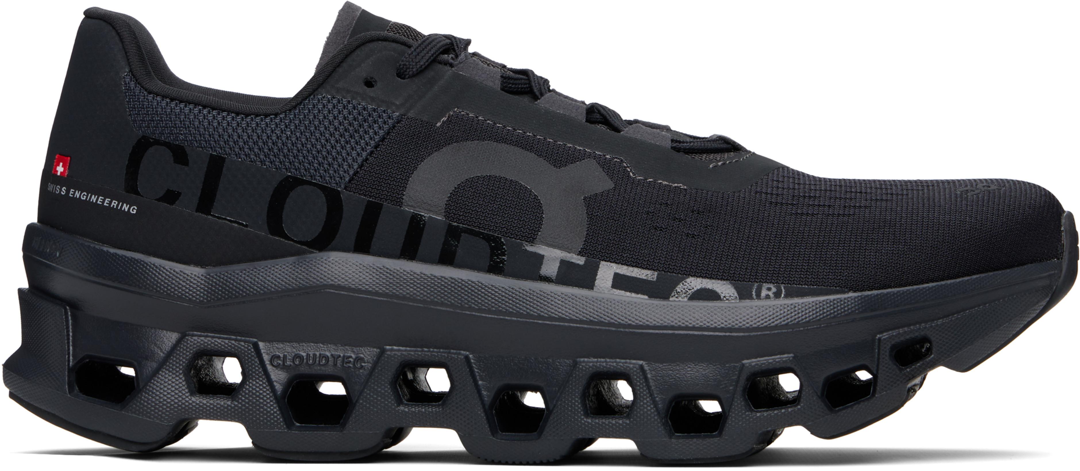 Black Cloudmonster Sneakers by ON RUNNING