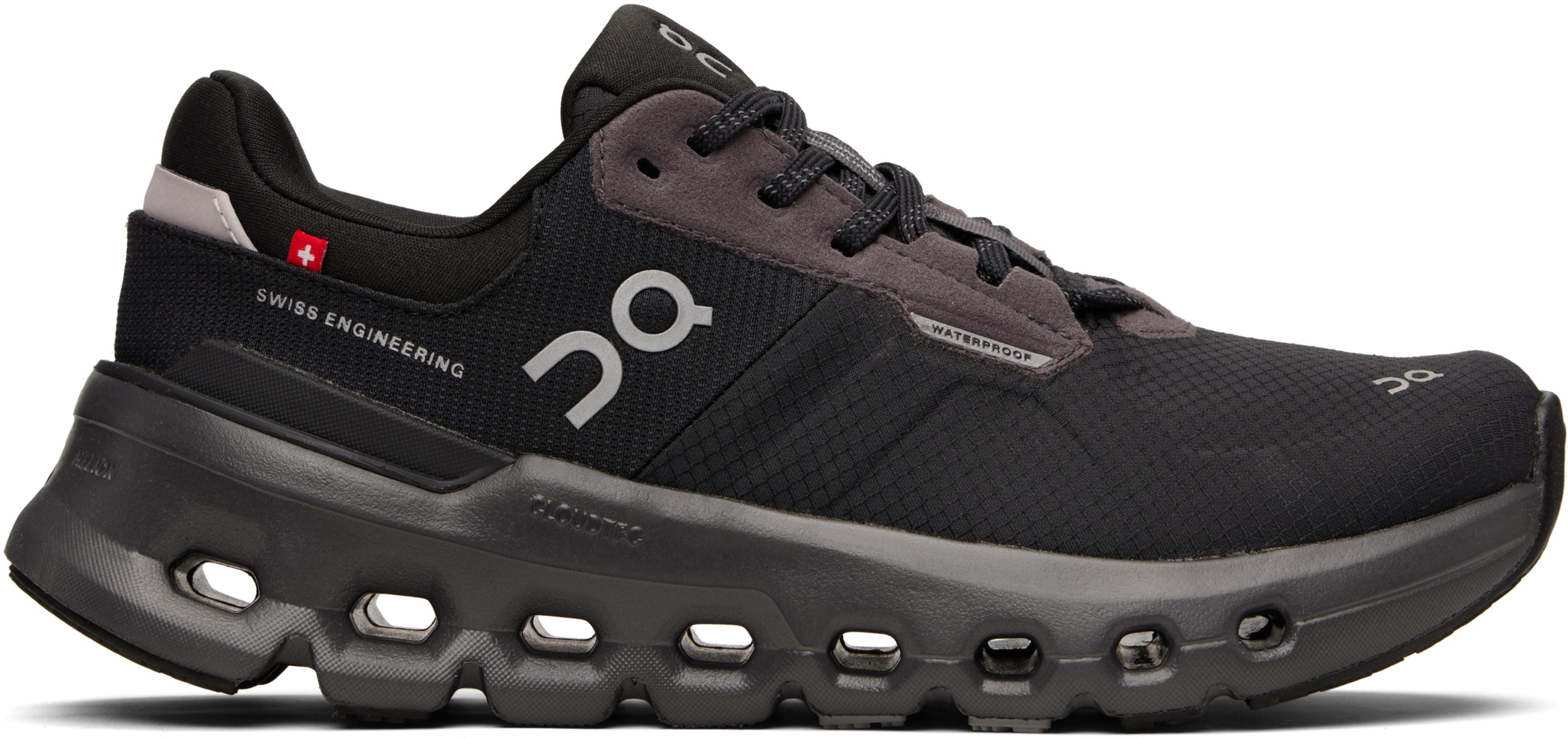 Black Cloudrunner 2 Waterproof Sneakers by ON RUNNING