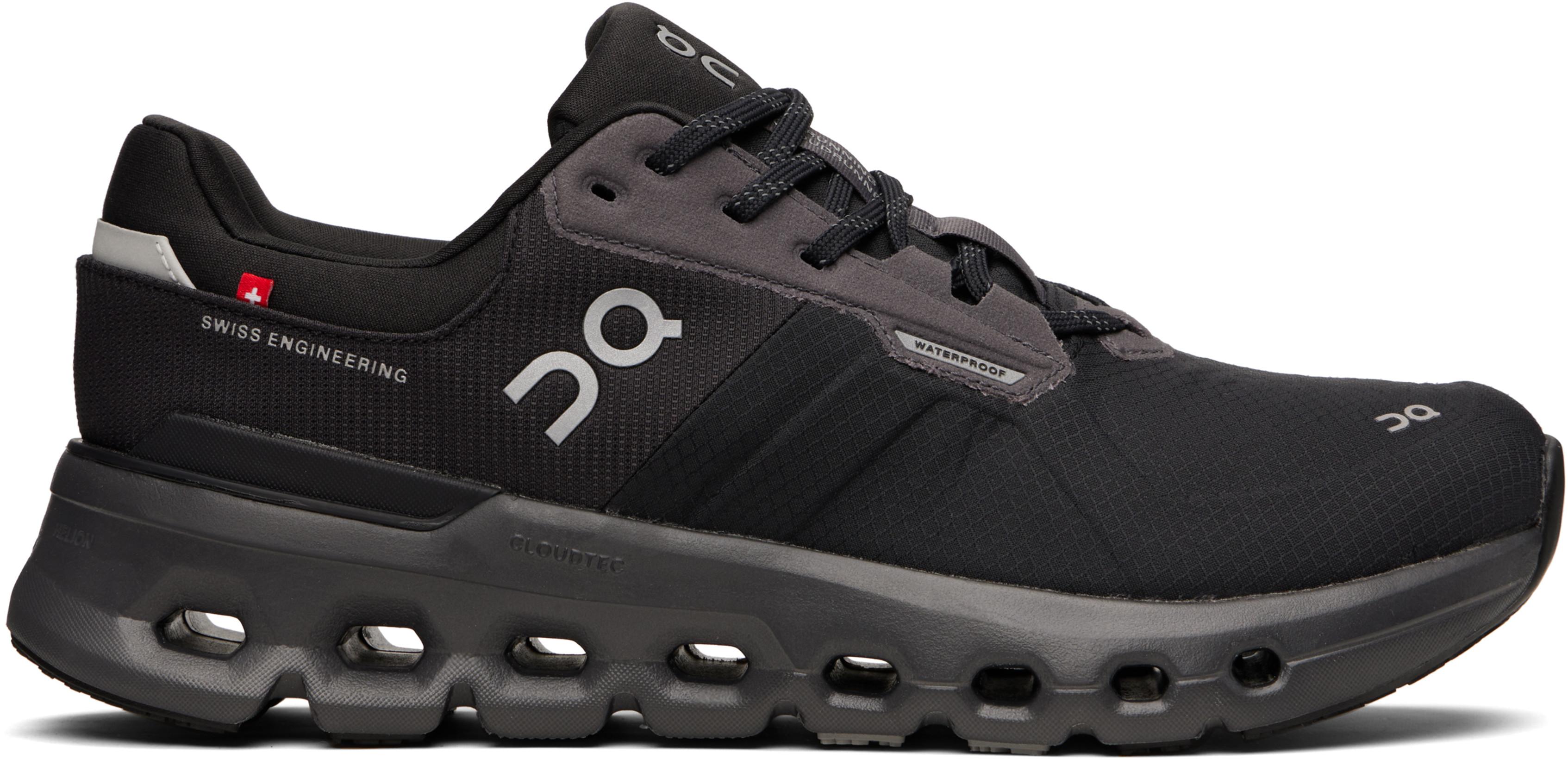 Black Cloudrunner 2 Waterproof Sneakers by ON RUNNING