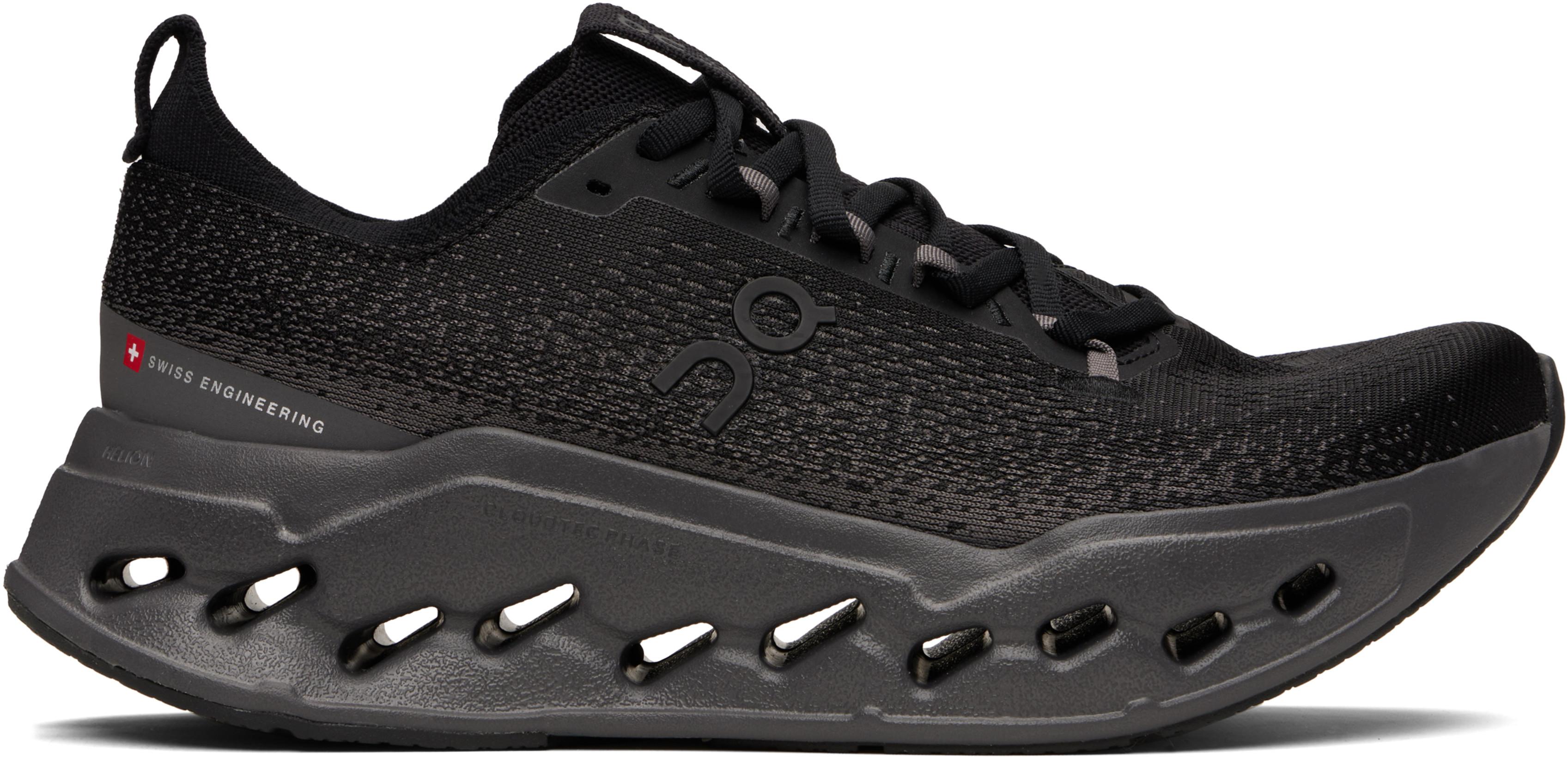 Black Cloudsurfer Max Sneakers by ON RUNNING
