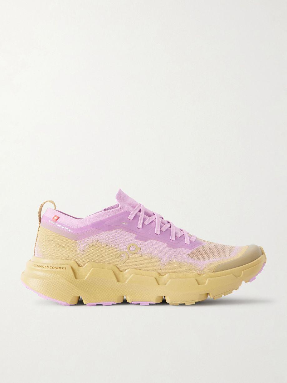 Cloudsoma rubber-trimmed stretch recycled-knit sneakers by ON RUNNING