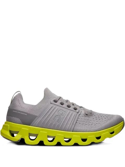 Cloudswift 4 "Alloy/Lime" sneakers by ON RUNNING