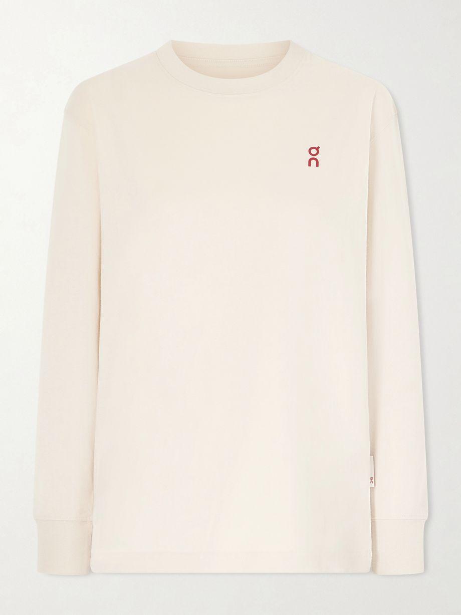 Club Year of The Horse printed cotton-jersey T-shirt by ON RUNNING