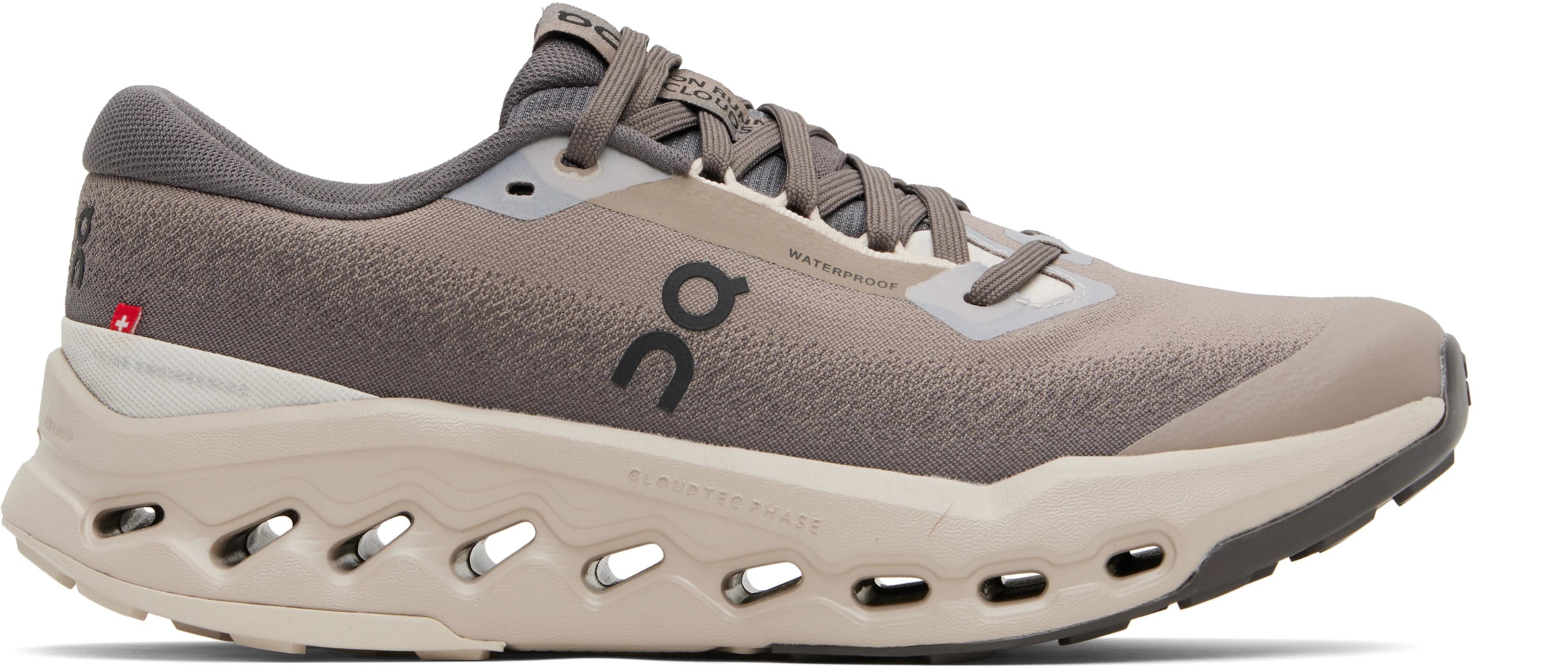 Gray Cloudsurfer Trail 2 Waterproof Sneakers by ON RUNNING