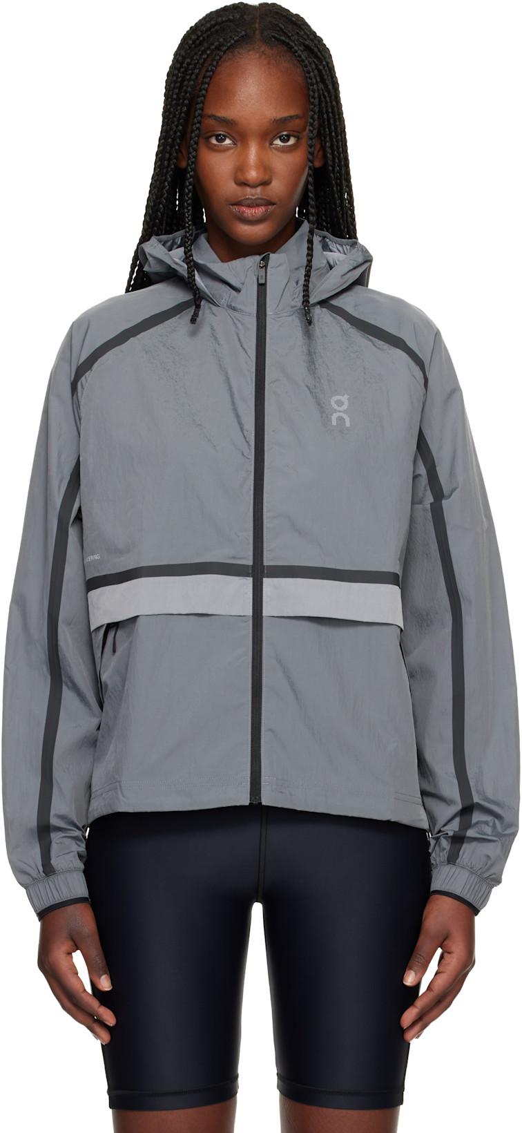 Gray Performance Volt Jacket by ON RUNNING