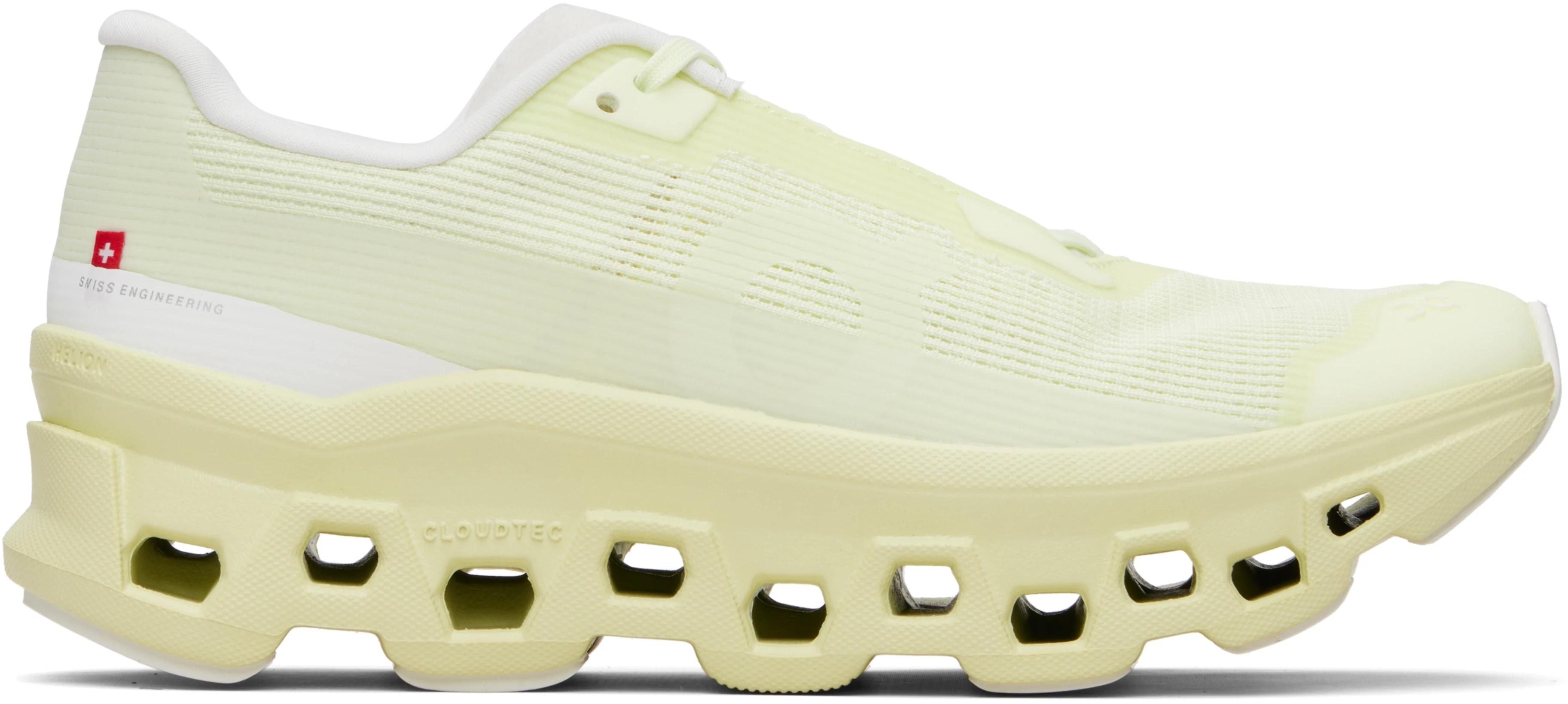 Green Cloudmonster Void Sneakers by ON RUNNING