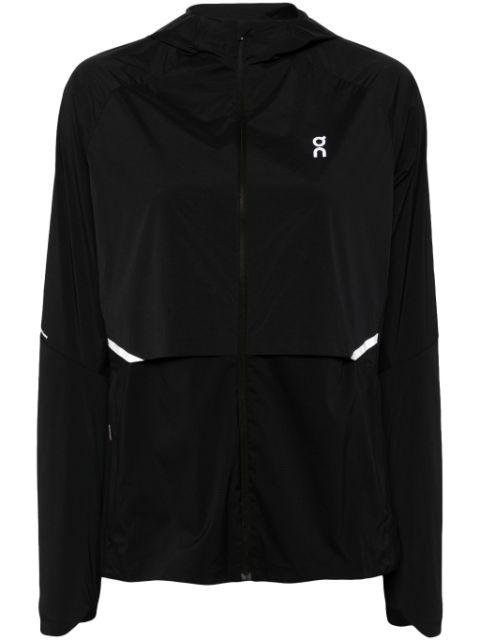J Core logo-print hoodied jacket by ON RUNNING
