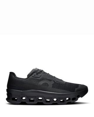 Men's Cloudmonster Void Sneakers in Black/Black by ON RUNNING