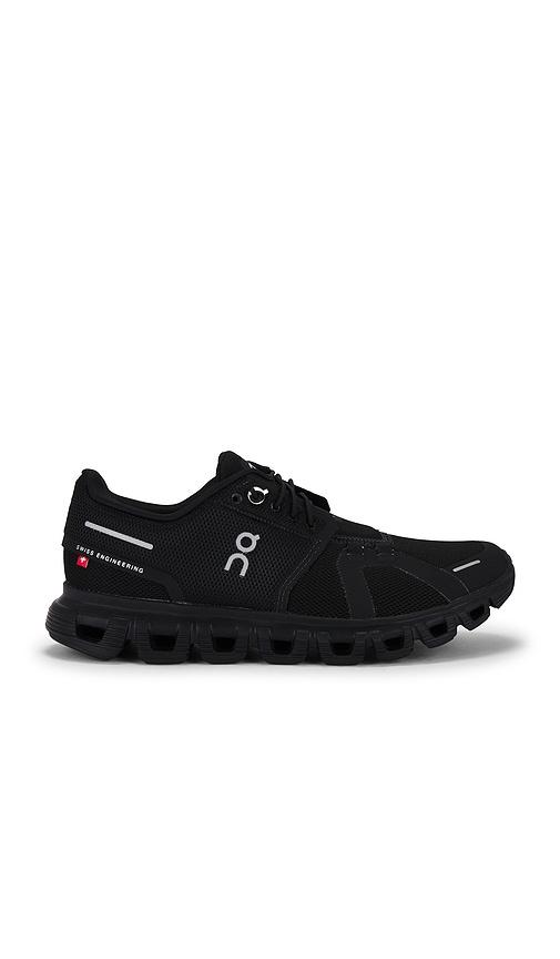On Cloud 6 Sneaker in Black by ON RUNNING