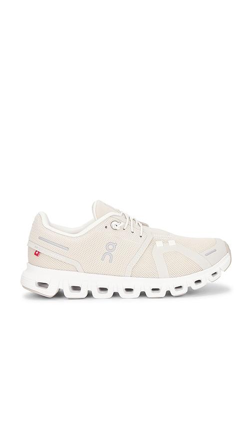On Cloud 6 Sneaker in White by ON RUNNING