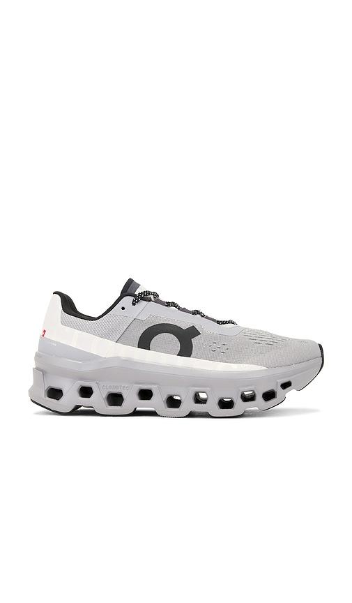 On Cloudmonster Sneakers in Grey by ON RUNNING