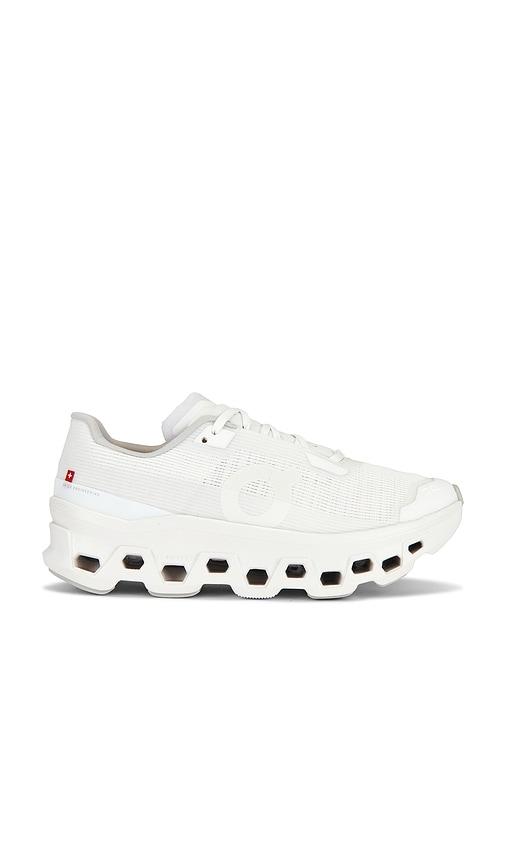 On Cloudmonster Void New Edition Sneaker in White by ON RUNNING
