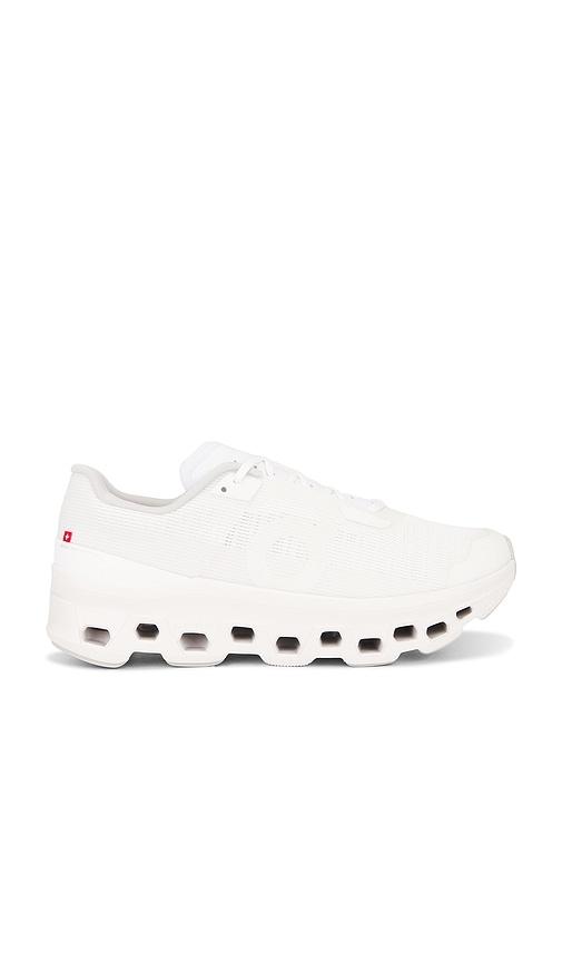On Cloudmonster Void in White by ON RUNNING