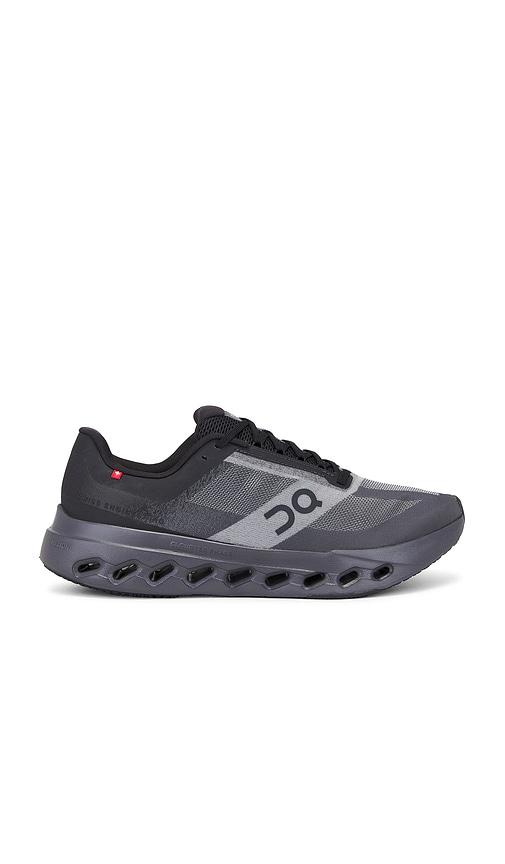On Cloudsurfer Next in Black by ON RUNNING