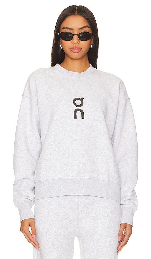 On Club Crewneck Sweatshirt in Grey by ON RUNNING