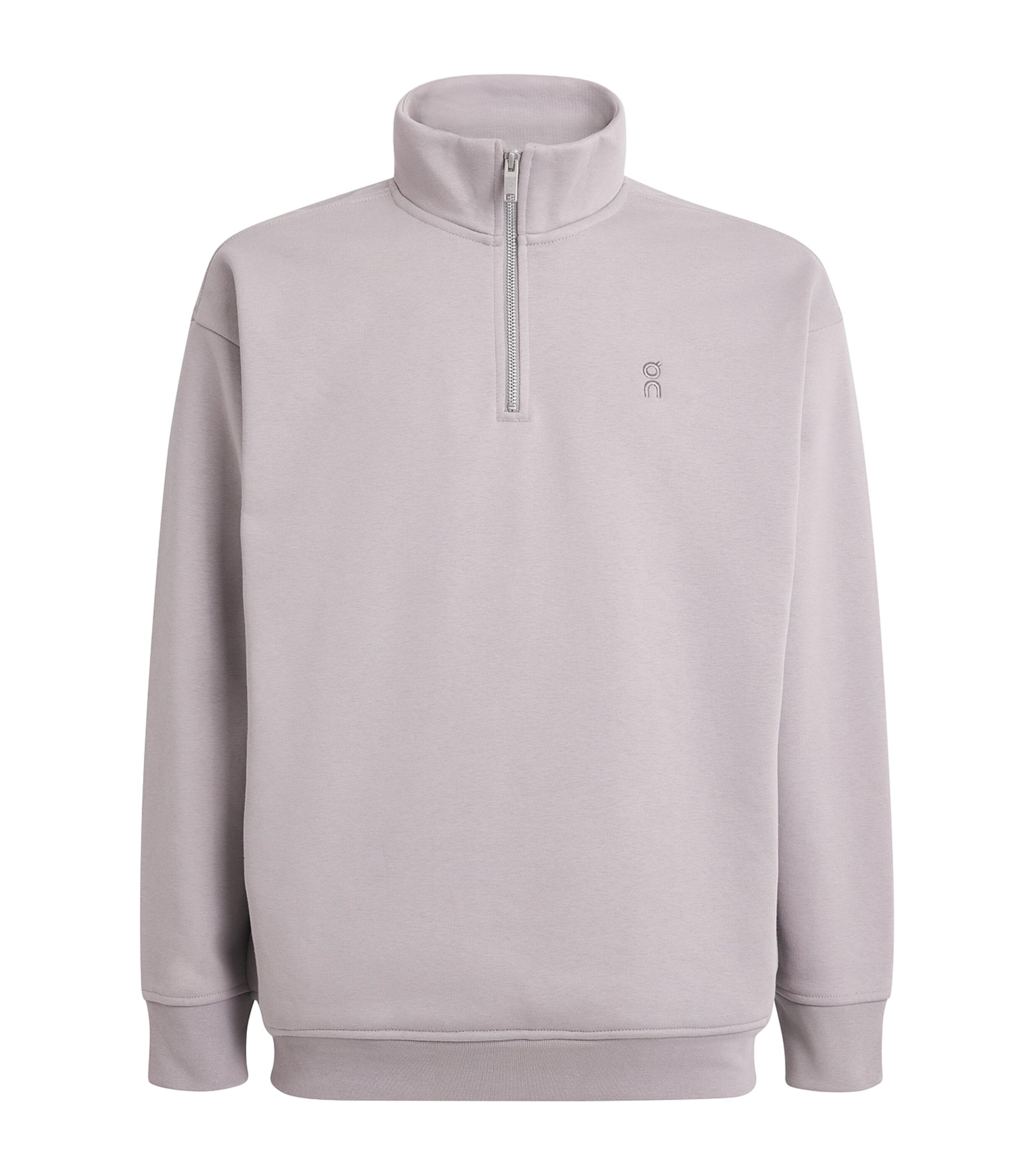 On Cotton-Blend Club Collective Quarter-Zip Sweatshirt by ON RUNNING