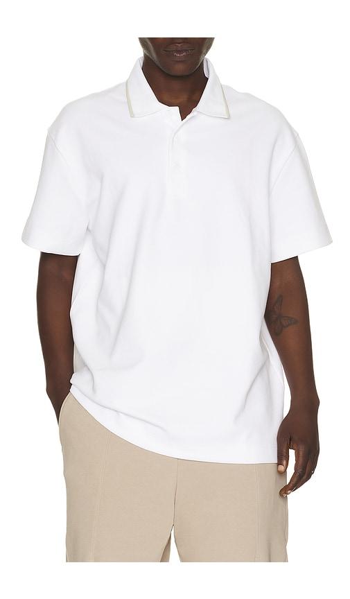 On Courtside Polo in White by ON RUNNING