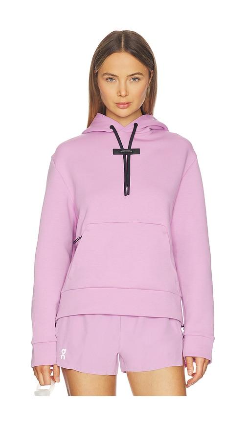 On Focus Tech Hoodie in Purple by ON RUNNING
