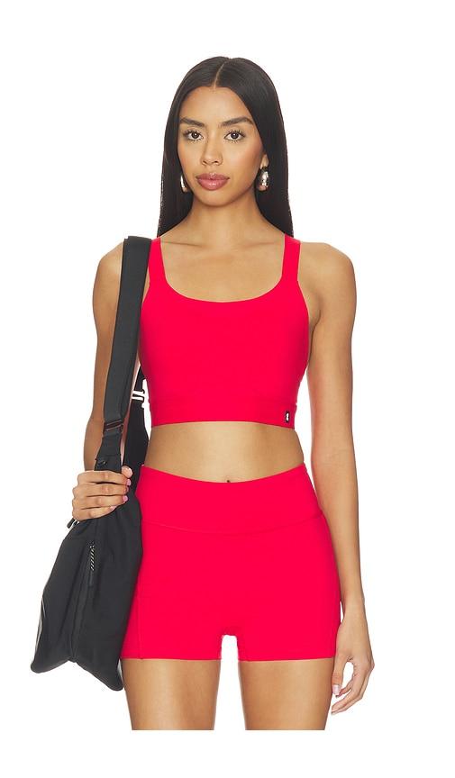 On Performance Bra in Red by ON RUNNING