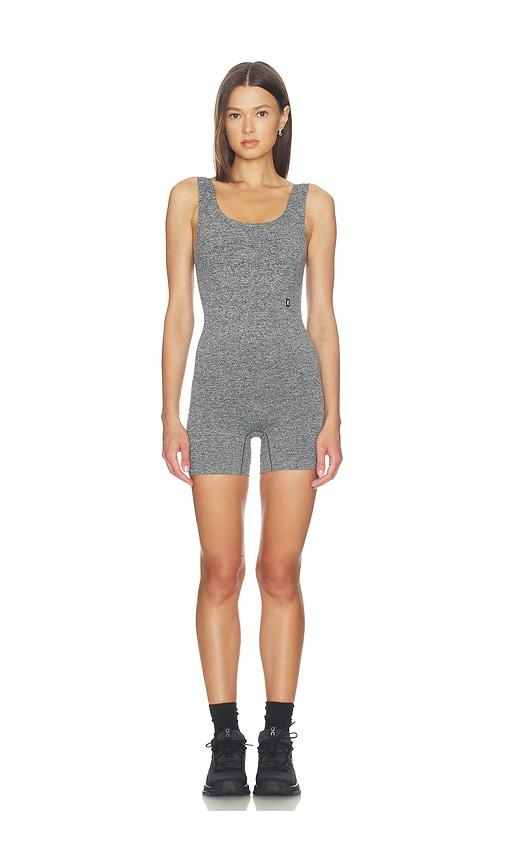 On Studio Knit Romper in Grey by ON RUNNING