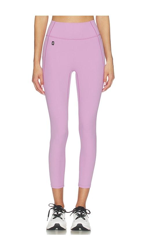 On Studio Legging 7/8 in Lavender by ON RUNNING