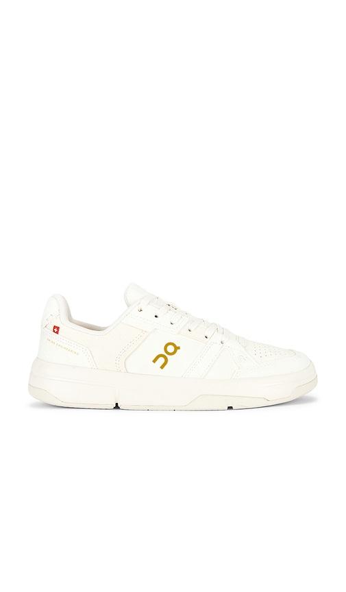 On The Roger Clubhouse Ace Sneaker in Ivory by ON RUNNING