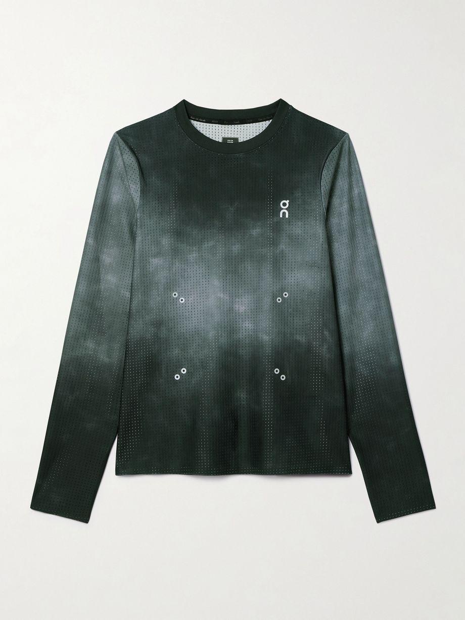 Pace tie-dyed perforated CleanCloud® T-shirt by ON RUNNING Pace tie-dyed perforated CleanCloud® T-shirt by ON RUNNING