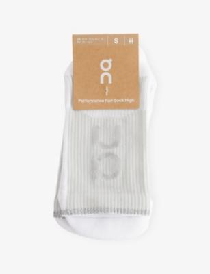 Performance Run Ribbed Stretch-Woven Socks by ON RUNNING