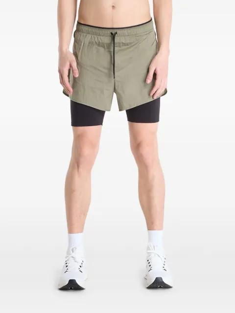 Performance Volt layered shorts by ON RUNNING