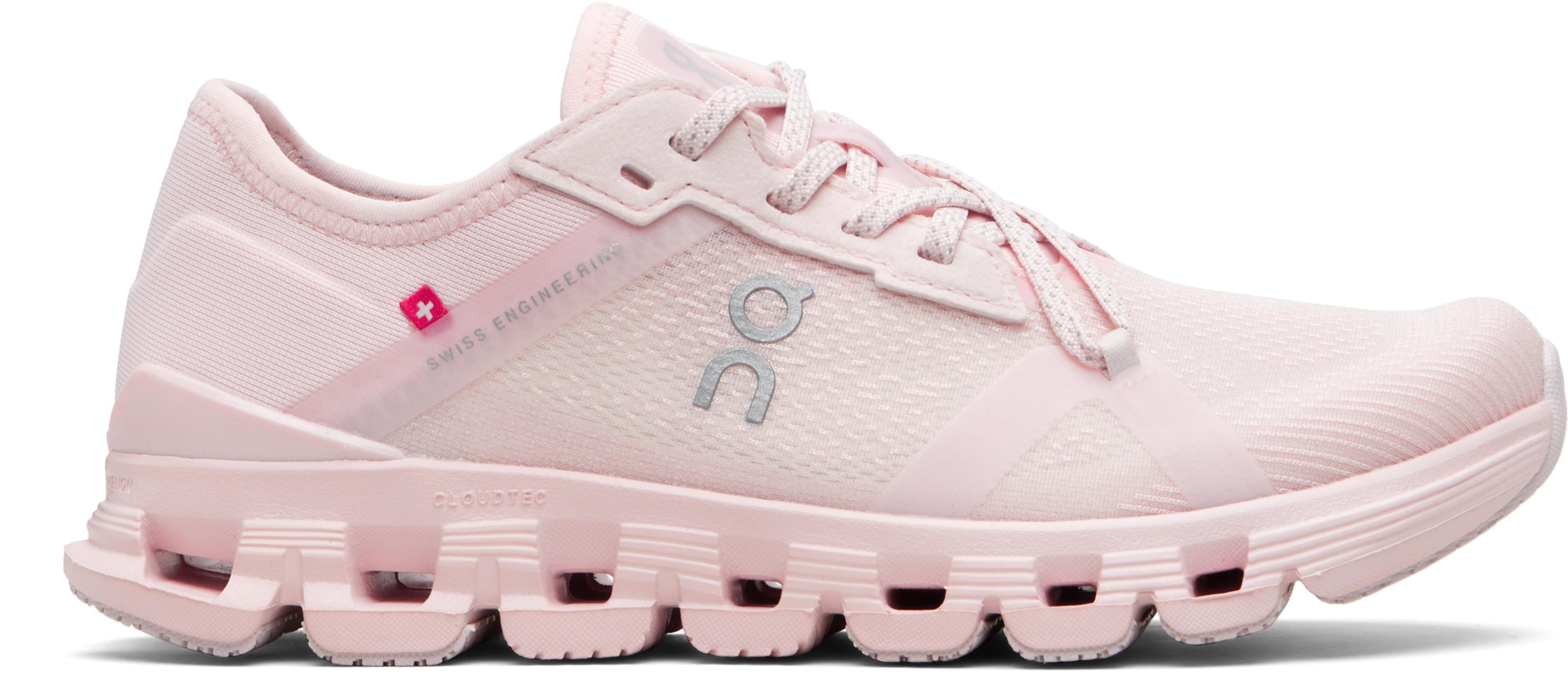 Pink & Beige Cloud X 4 AD Sneakers by ON RUNNING
