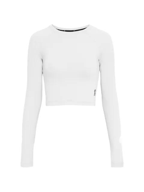 Studio cropped long-sleeve T-shirt by ON RUNNING