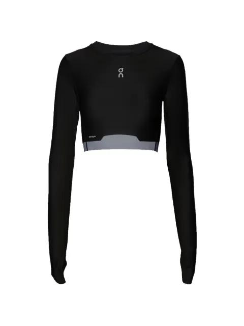 Train cropped top by ON RUNNING