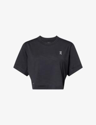 Traint Cropped Jersey Top by ON RUNNING