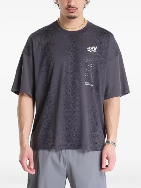 Volt-T patterned crew-neck T-shirt by ON RUNNING