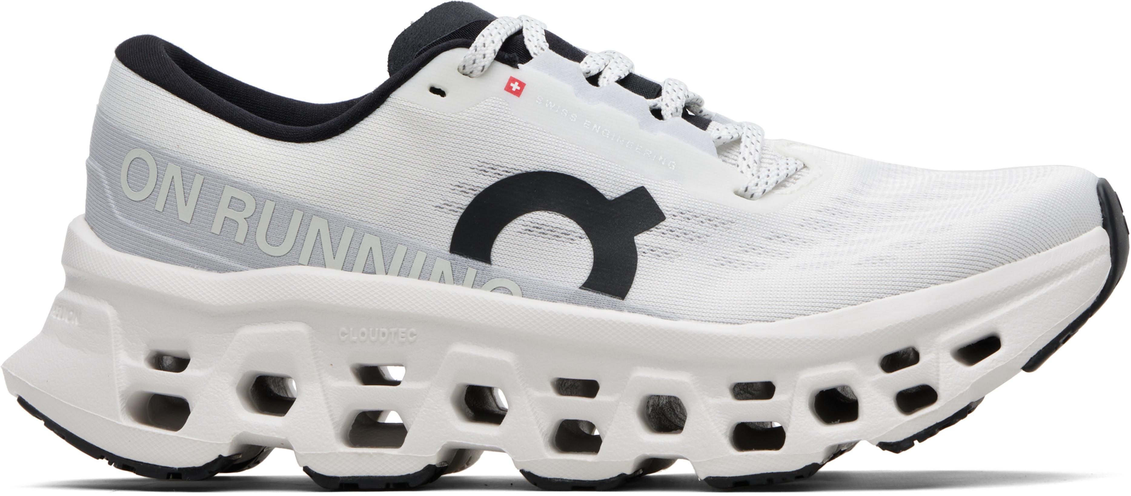 White Cloudmonster 3 Sneakers by ON RUNNING